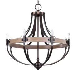 Uttermost Dubois 8 Light Chandelier 14 Uttermost Dubois 8 Light Chandelier -Grayson-Living Uttermost Dubois 8 Light Chandelier 21329 5