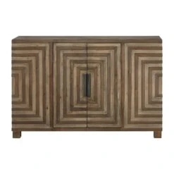 Uttermost Layton Geometric Console Cabinet