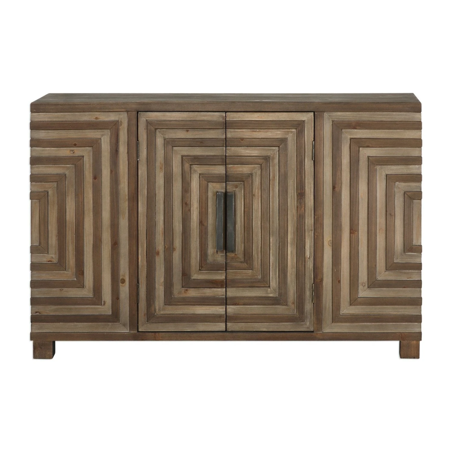 Uttermost Layton Geometric Console Cabinet 1 Uttermost Layton Geometric Console Cabinet
