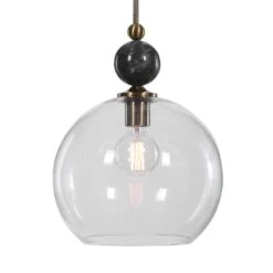 Uttermost Mendota 1 Light Glass Pendant