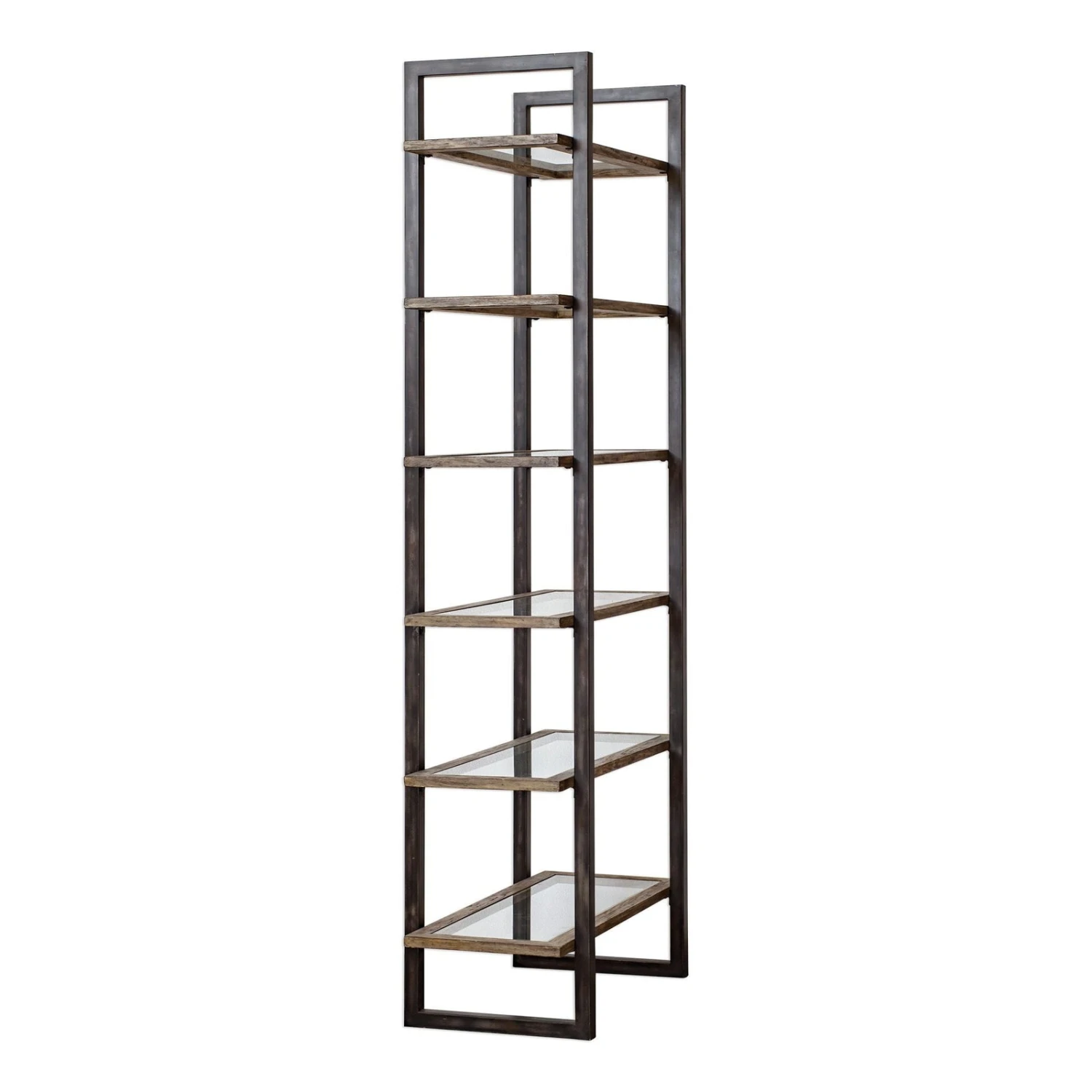 Uttermost Olwyn Industrial Etagere 2 Uttermost Olwyn Industrial Etagere - Image 2
