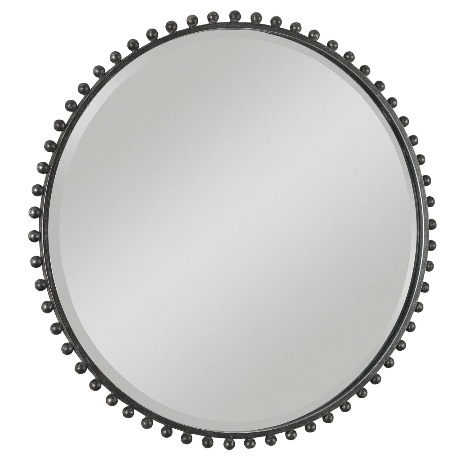 Uttermost Taza Round Iron Mirror 2 Uttermost Taza Round Iron Mirror - Image 2