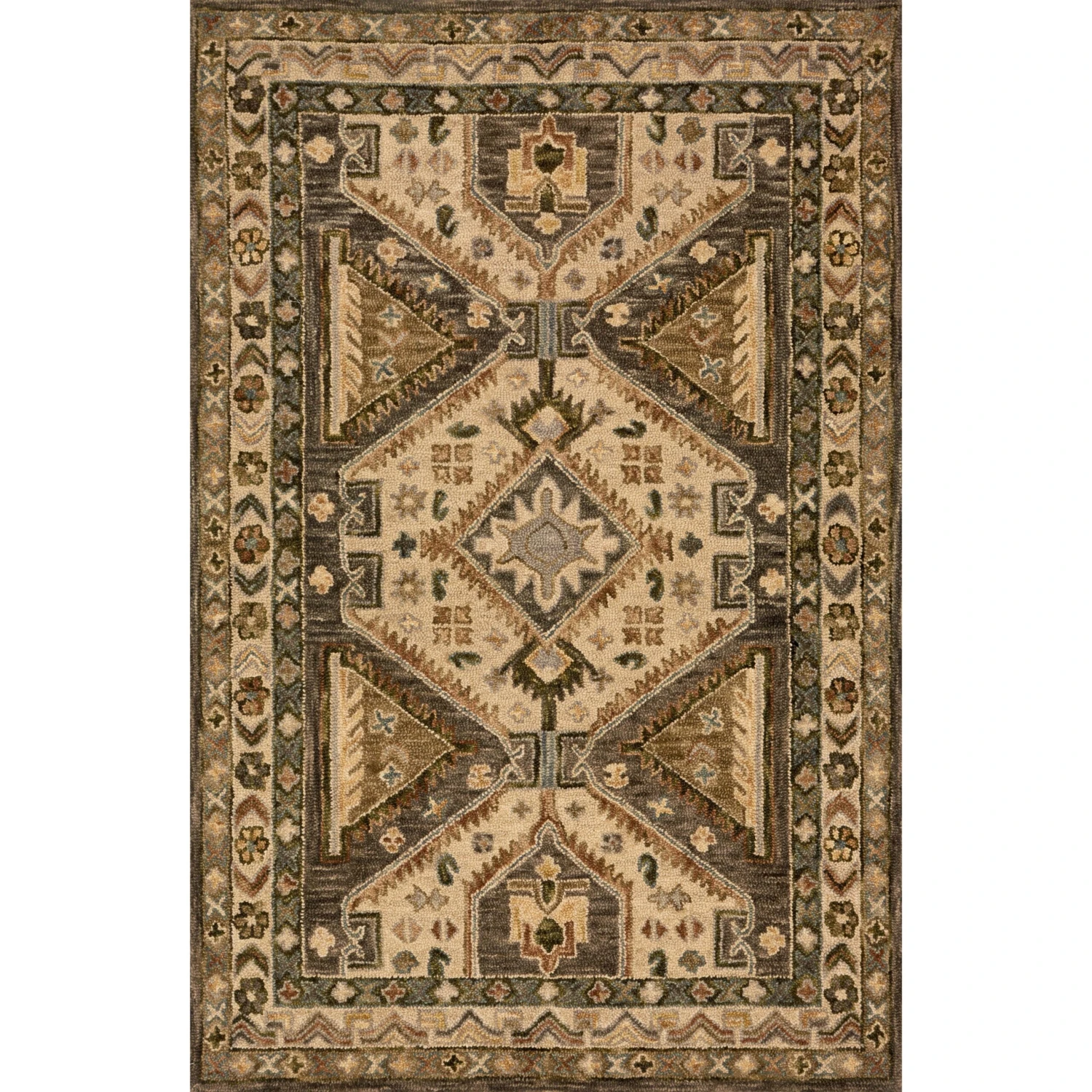 Loloi Victoria VK-07 Walnut / Beige Rug MDP 1 Loloi Victoria VK-07 Walnut / Beige Rug MDP