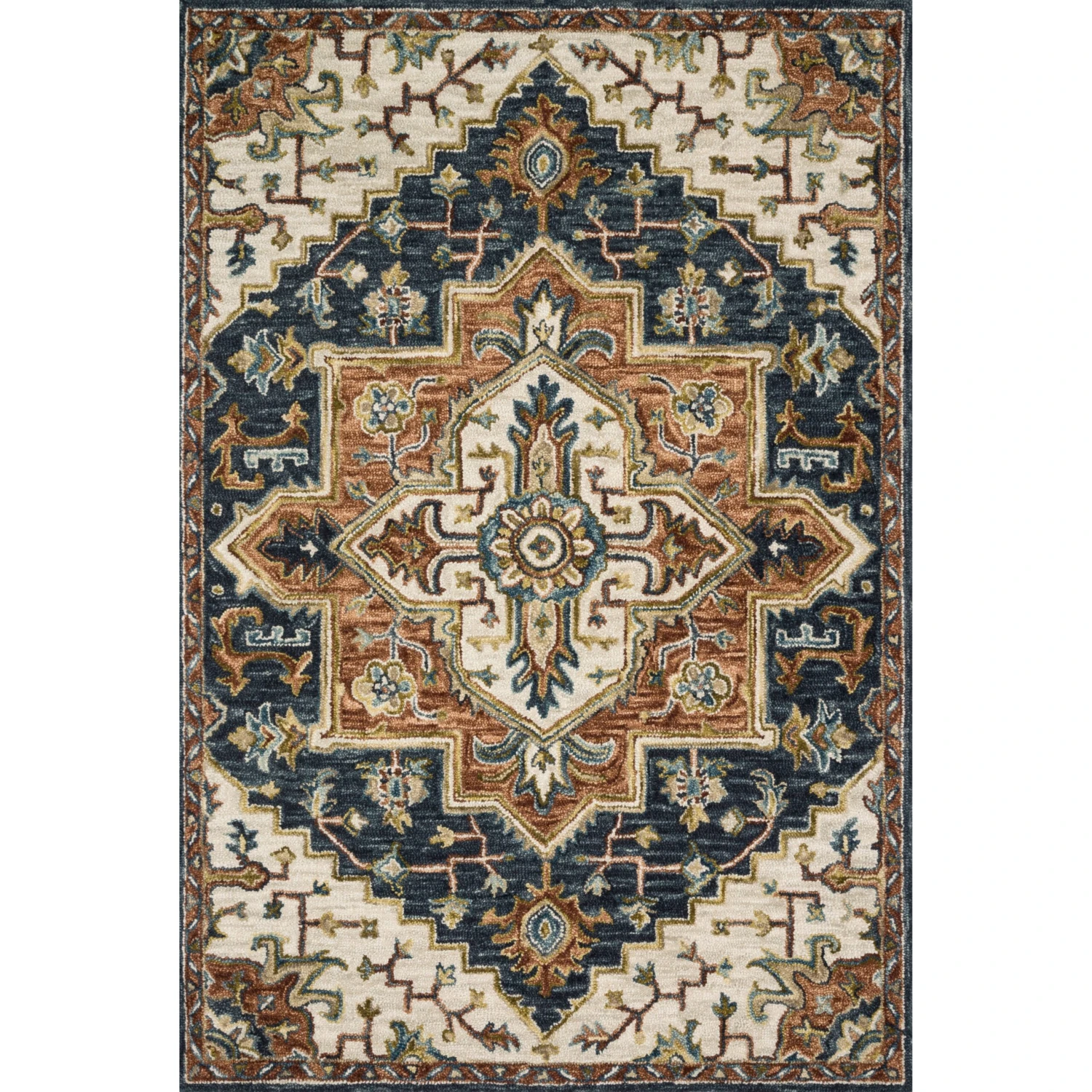 Loloi Victoria VK-19 Blue / Multi Rug MDP 1 Loloi Victoria VK-19 Blue / Multi Rug MDP