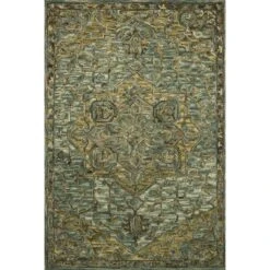 Loloi Victoria VK-20 Dark Green / Tobacco Rug MDP