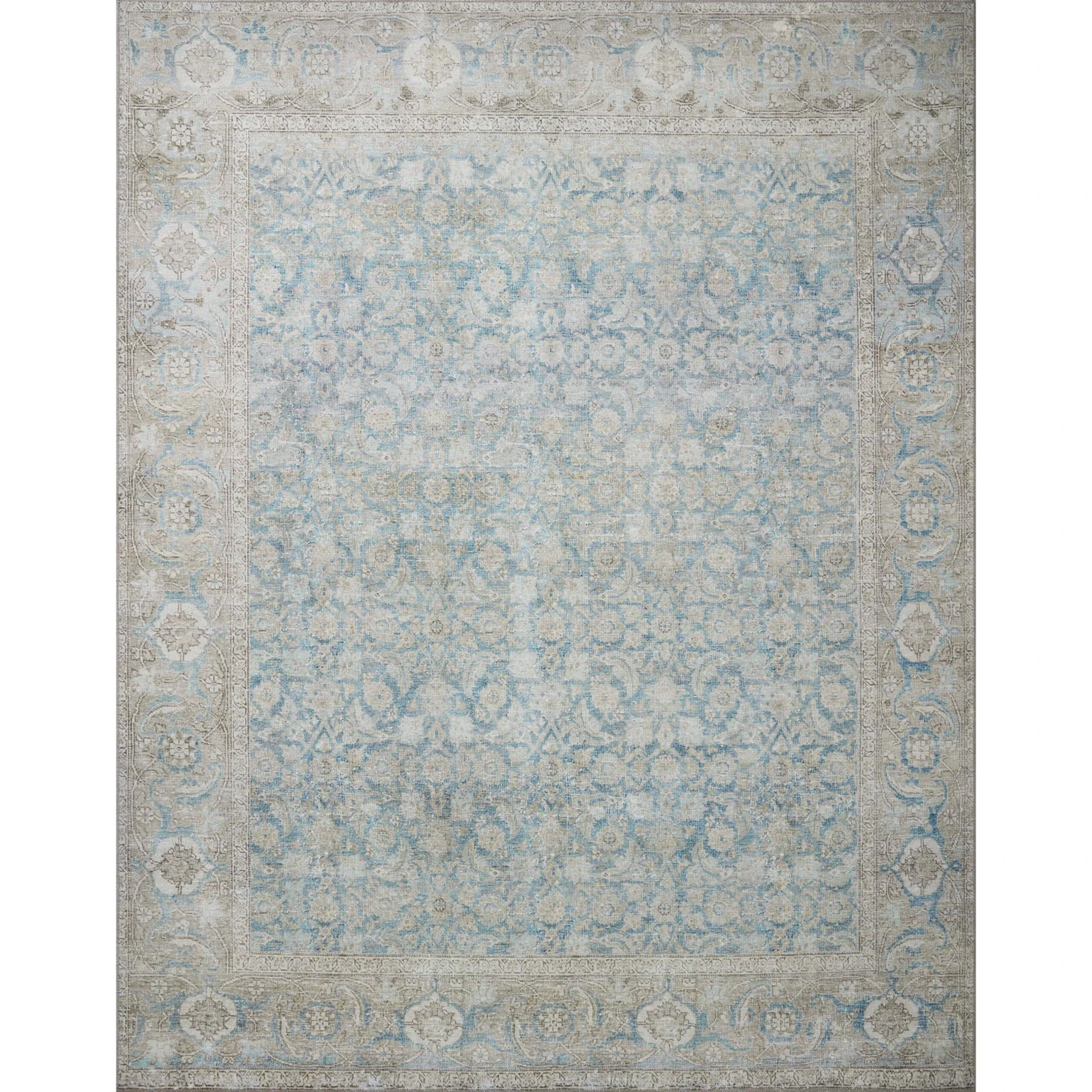 Loloi II Wynter WYN-10 Ocean / Silver Rug DC10 1 Loloi II Wynter WYN-10 Ocean / Silver Rug DC10