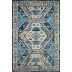 Loloi II Zion ZIO-02 Ocean / Gold Rug DC10