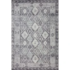 Loloi II Zion ZIO-03 Charcoal / Slate Rug DC10