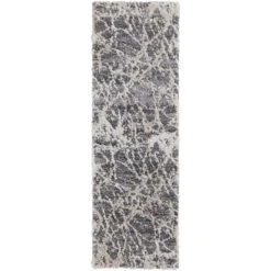 Feizy Mynka 39IDF Transitional Abstract In Gray/Ivory -Grayson-Living aqom4wgbtmqnluvjhxyx