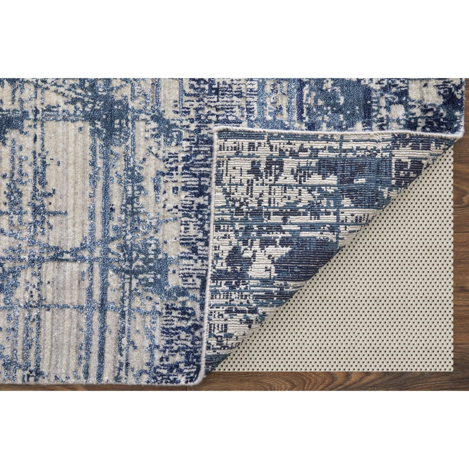 Feizy Eastfield 69AEF Modern Abstract In Blue/Ivory 6 Feizy Eastfield 69AEF Modern Abstract In Blue/Ivory - Image 6
