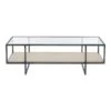 Bernhardt Harlow Metal Rectangular Cocktail Table