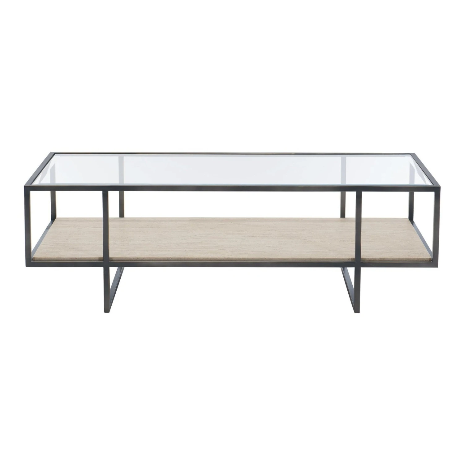 Bernhardt Harlow Metal Rectangular Cocktail Table 1 Bernhardt Harlow Metal Rectangular Cocktail Table