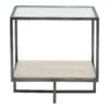Bernhardt Harlow Metal Square End Table