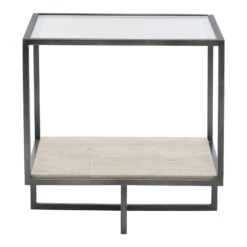 Bernhardt Harlow Metal Square End Table