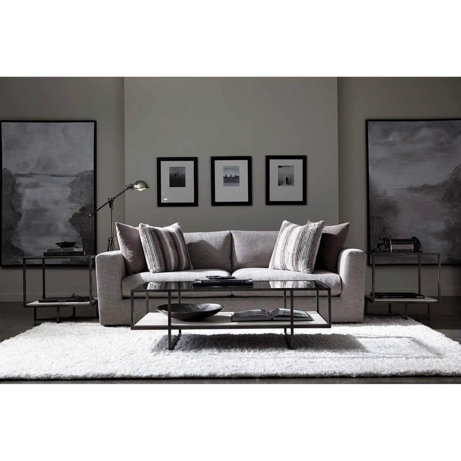 Bernhardt Harlow Metal Rectangular Cocktail Table 6 Bernhardt Harlow Metal Rectangular Cocktail Table - Image 6