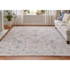 Feizy Pasha 39M7F Transitional Floral & Botanical In Ivory/Taupe/Blue 13 Feizy Pasha 39M7F Transitional Floral & Botanical In Ivory/Taupe/Blue -Grayson-Living c14d763def6190073bae77c4dd7f3eefcea623c2