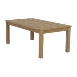 Sunset West Coastal Teak Rectangular Coffee Table