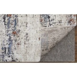 Feizy Gilmore 39MLF Modern Abstract In Ivory/Blue/Gray -Grayson-Living c7544245057af5f5a99df97650713986f19ebbda