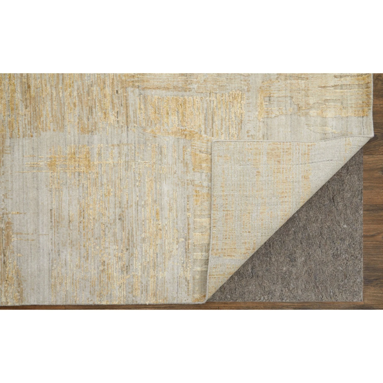 Feizy Eastfield 69FTF Modern Abstract In Yellow/Ivory/Gold 6 Feizy Eastfield 69FTF Modern Abstract In Yellow/Ivory/Gold - Image 6