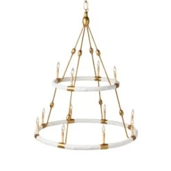 Dean 2-Tier Chandelier 11 Dean 2-Tier Chandelier -Grayson-Living chadean4254gl 1 1