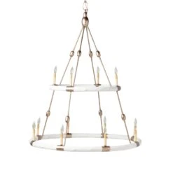 Dean 2-Tier Chandelier 13 Dean 2-Tier Chandelier -Grayson-Living chadean4254sl 1