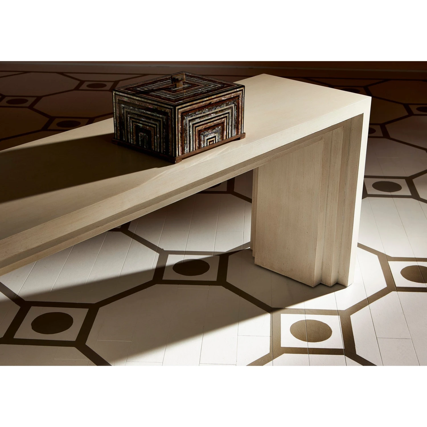 Maitland Smith Aries Console Table 3 Maitland Smith Aries Console Table - Image 3