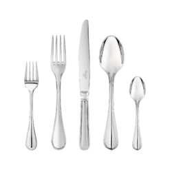 Christofle Albi Acier 5-Piece Flatware Set