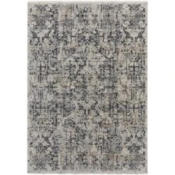 Feizy Kaia 39HUF Transitional Distressed In Ivory/Gray/Taupe