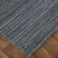 Feizy Redford 8670F Transitional Solid In Gray/Black 9 Feizy Redford 8670F Transitional Solid In Gray/Black -Grayson-Living euekyboivchyjpszkl98