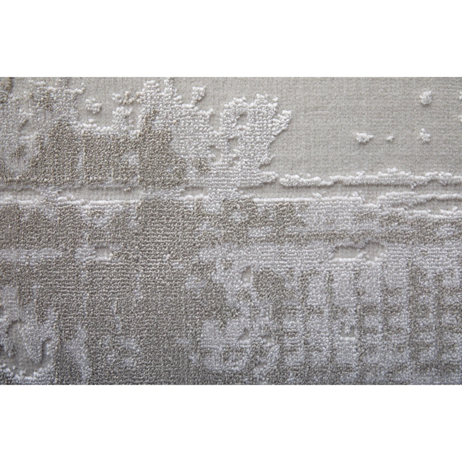 Feizy Prasad 39NAF Modern Abstract In Ivory/Taupe/Silver 8 Feizy Prasad 39NAF Modern Abstract In Ivory/Taupe/Silver - Image 8