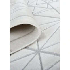 Feizy Micah 3045F Modern Geometric In White/Silver/Gray -Grayson-Living ffbwpxvwd4az1nrskdtd