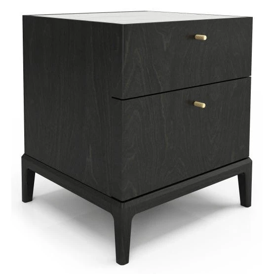 Huppe Hemrik 2 Drawer Small Nightstand 4 Huppe Hemrik 2 Drawer Small Nightstand - Image 4