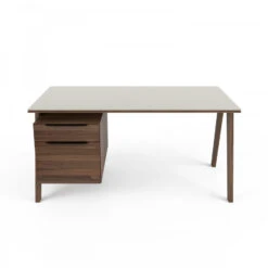 Huppe Howard Desk 7301 With Drawer File Cabinet 6 Huppe Howard Desk 7301 With Drawer File Cabinet -Grayson-Living howard glass top desk huppe 0762 2