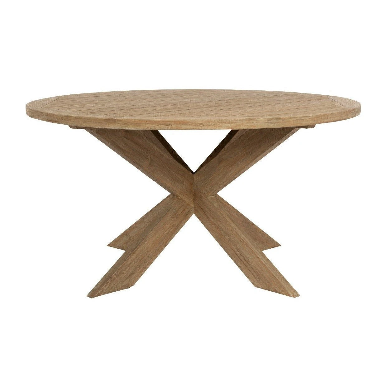 Sunset West Coastal Teak 56" Round Dining Table MDP 1 Sunset West Coastal Teak 56" Round Dining Table MDP