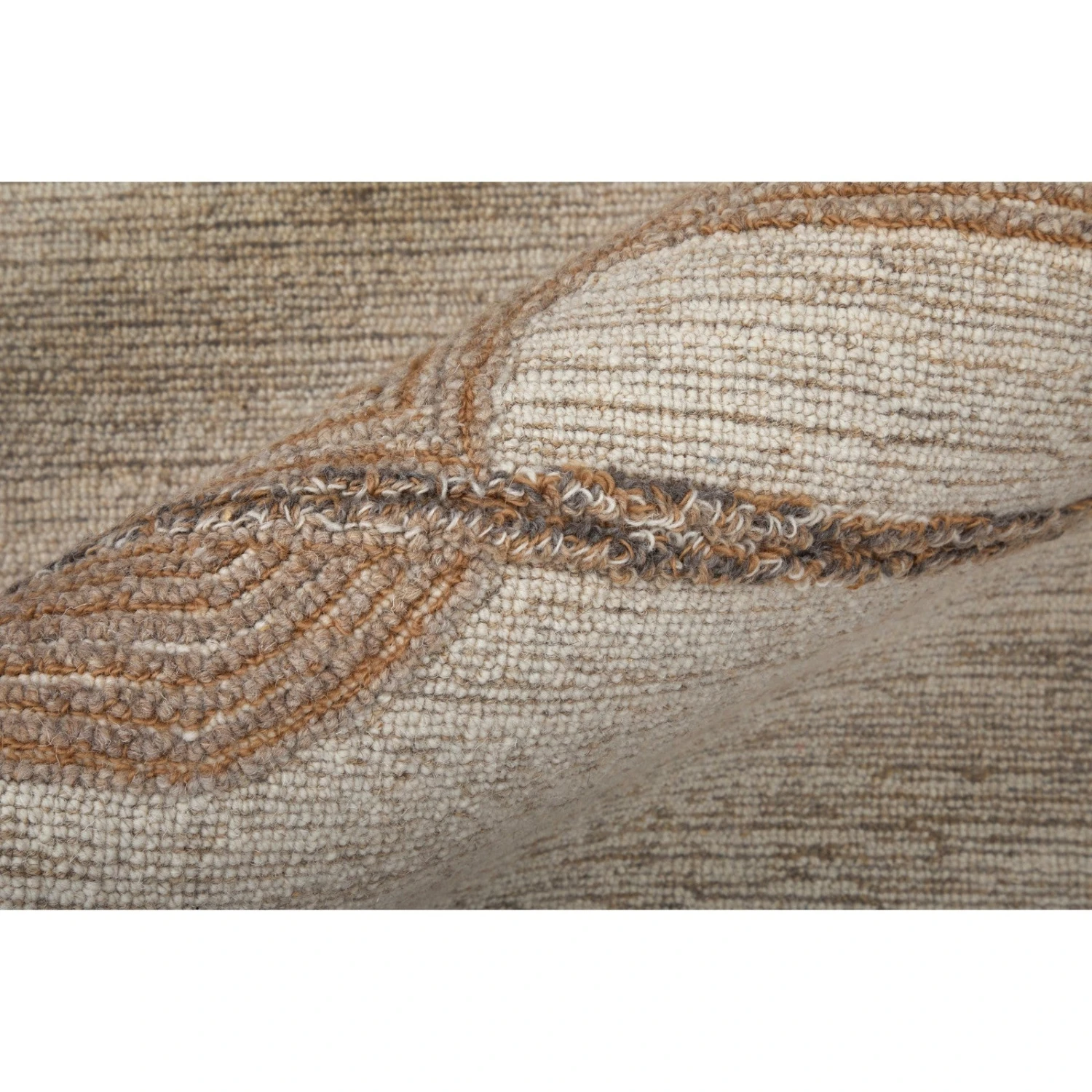 Feizy Pollock 8954F Modern Geometric In Ivory/Brown/Tan 5 Feizy Pollock 8954F Modern Geometric In Ivory/Brown/Tan - Image 5