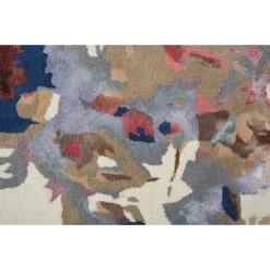 Feizy Dafney 8865F Transitional Floral & Botanical In Blue/Pink/Gray -Grayson-Living l0as2p7ljkrr1rkzdkjr