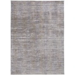 Feizy Laina 39GAF Transitional Distressed In Taupe/Silver/Tan