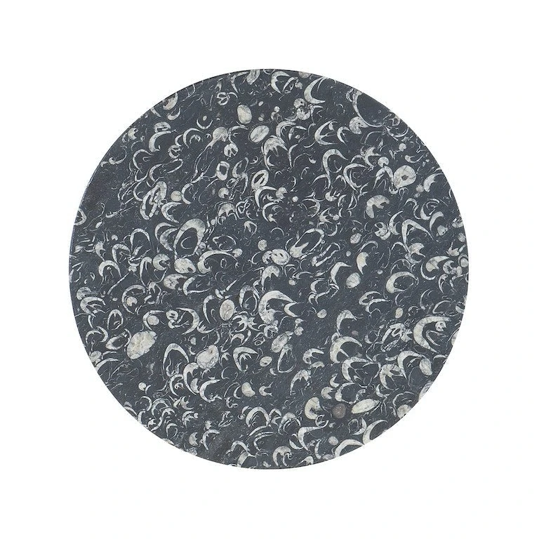 M Furniture Estelle Marble & Metal Drink Table DSC 3 M Furniture Estelle Marble & Metal Drink Table DSC - Image 3