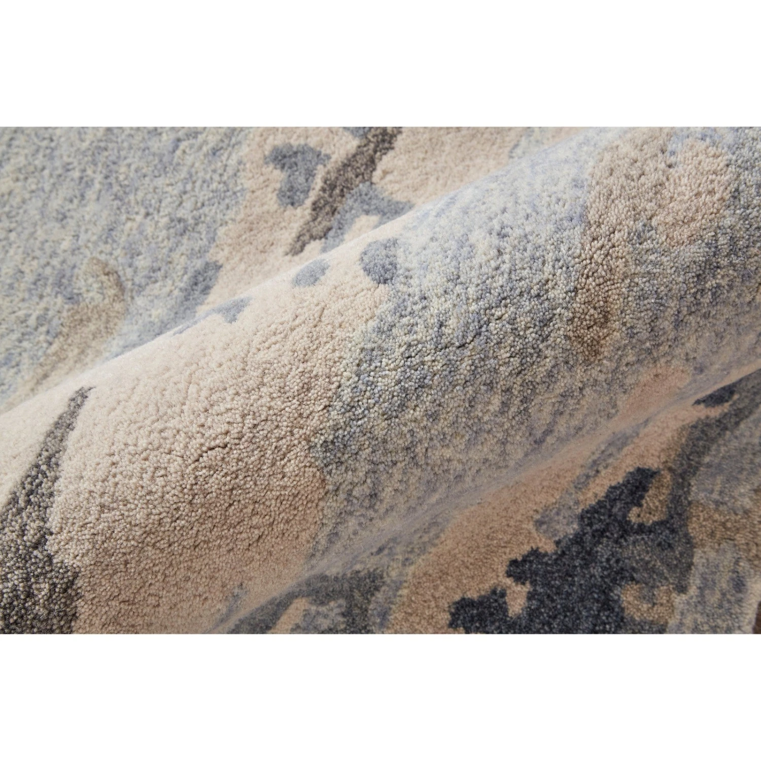 Feizy Everley 8647F Modern Abstract In Blue/Gray/Ivory 7 Feizy Everley 8647F Modern Abstract In Blue/Gray/Ivory - Image 7