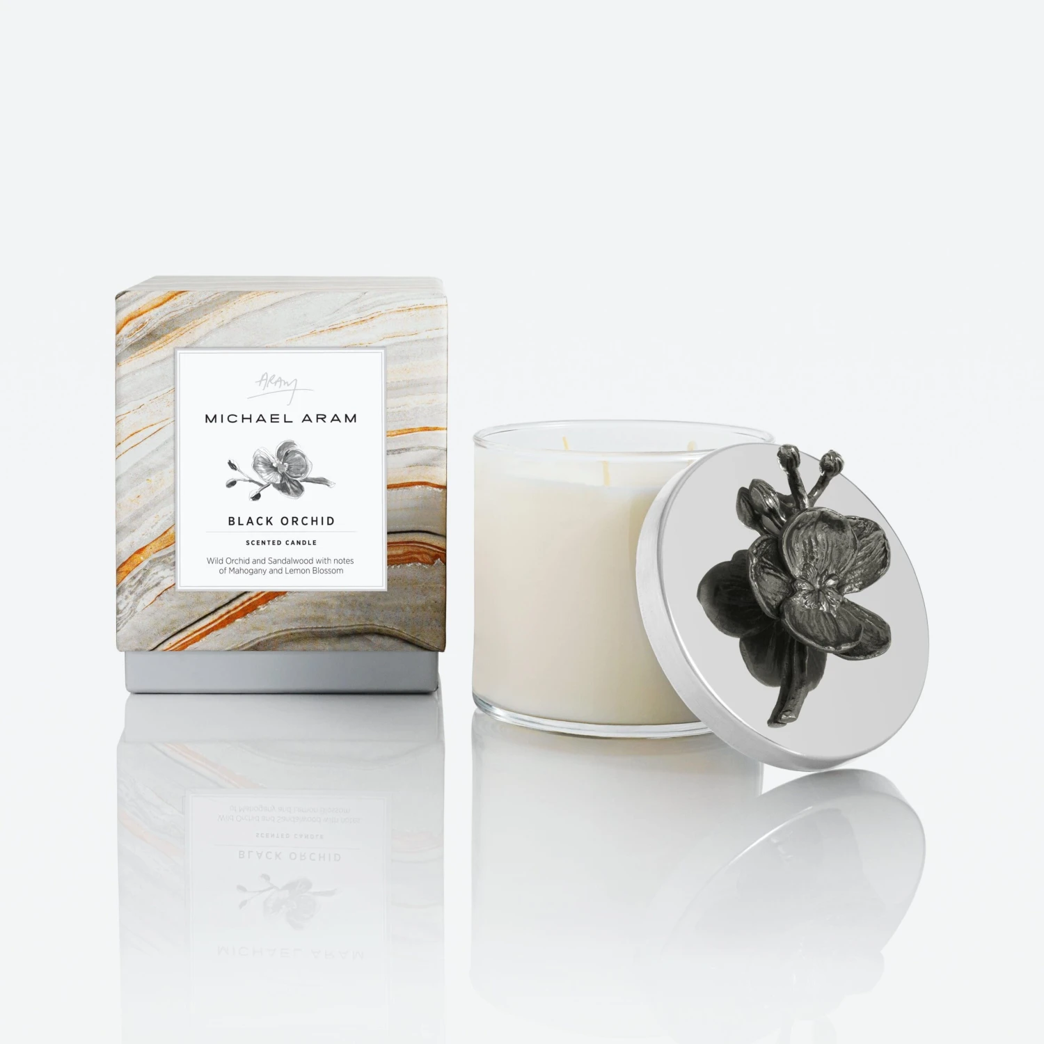Michael Aram Black Orchid Candle 2 Michael Aram Black Orchid Candle - Image 2