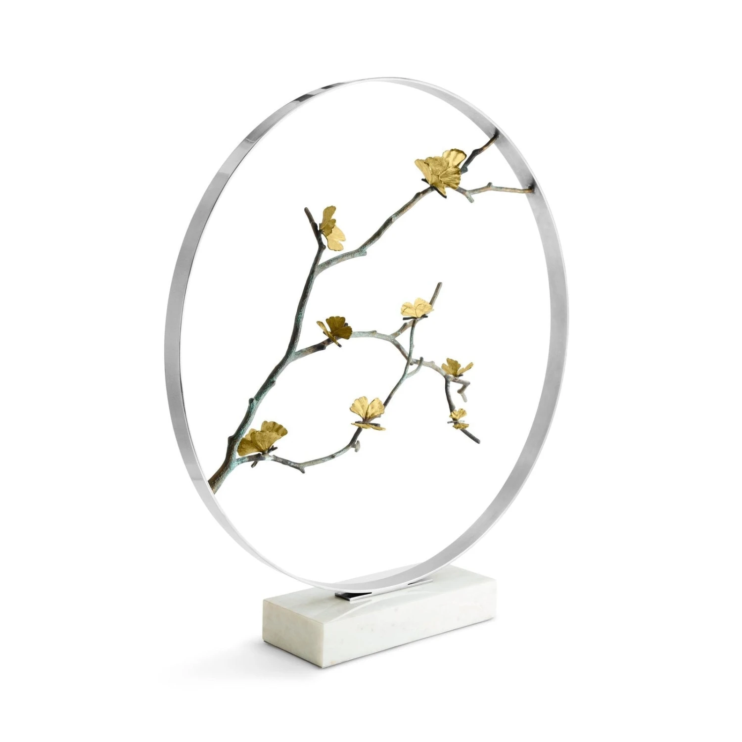 Michael Aram Butterfly Ginkgo 32" Moon Gate Sculpture 5 Michael Aram Butterfly Ginkgo 32" Moon Gate Sculpture - Image 5