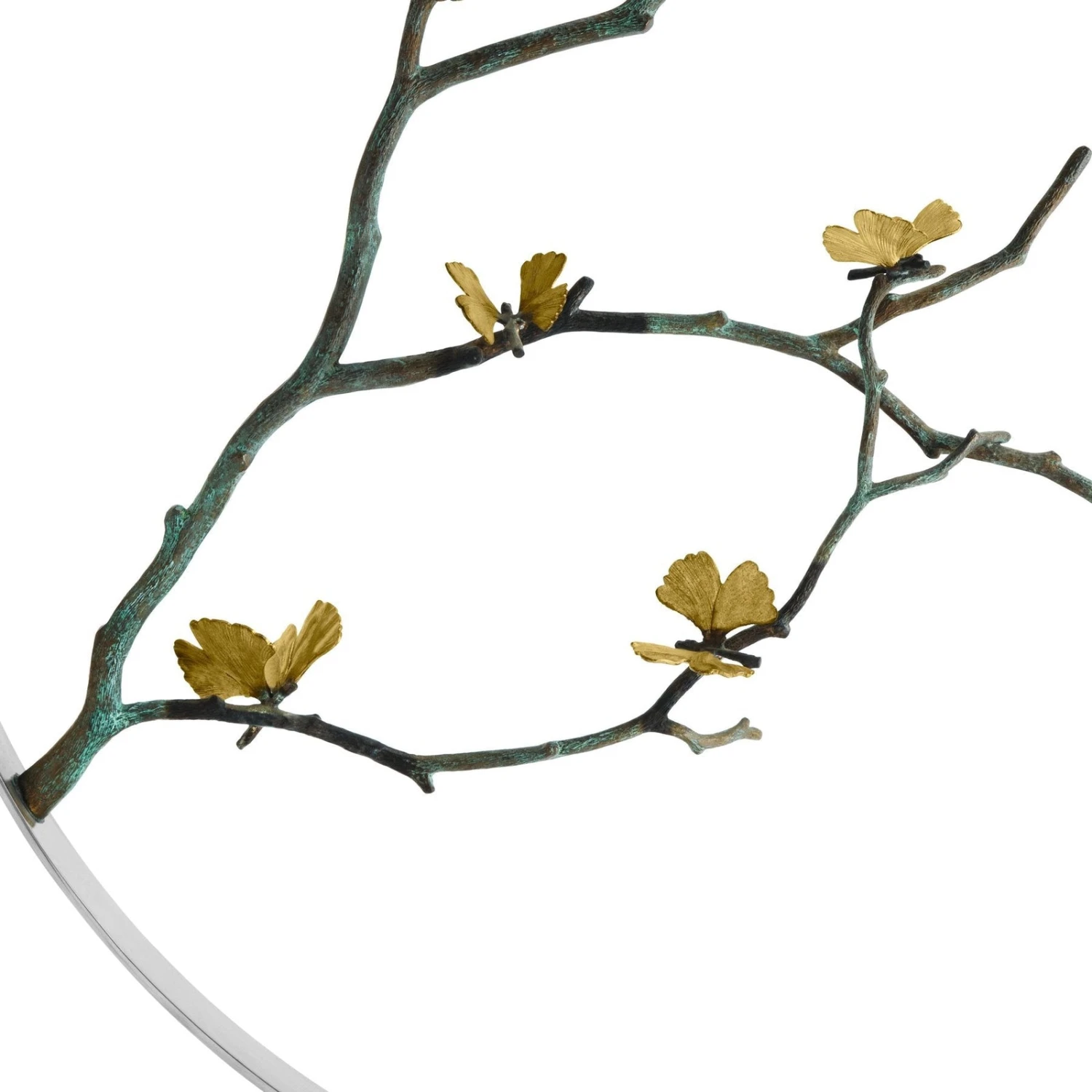 Michael Aram Butterfly Ginkgo 32" Moon Gate Sculpture 6 Michael Aram Butterfly Ginkgo 32" Moon Gate Sculpture - Image 6