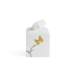 Michael Aram Butterfly Ginkgo Tissue Box Holder -Grayson-Living michael aram butterfly ginkgo bath collection 920562