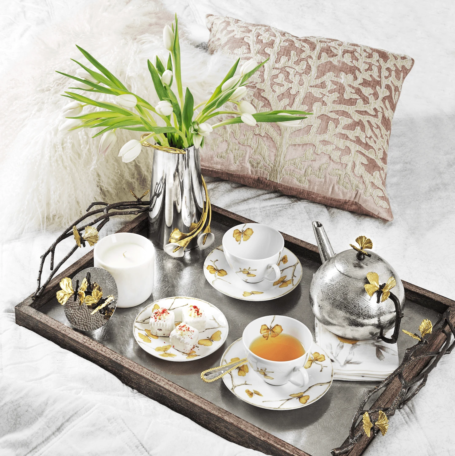 Michael Aram Butterfly Ginkgo Candle 2 Michael Aram Butterfly Ginkgo Candle - Image 2