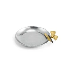 Michael Aram Butterfly Ginkgo Round Trinket Tray -Grayson-Living michael aram butterfly ginkgo round trinket tray 157350