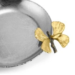 Michael Aram Butterfly Ginkgo Round Trinket Tray -Grayson-Living michael aram butterfly ginkgo round trinket tray 941349