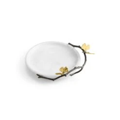 Michael Aram Butterfly Ginkgo Trinket Tray -Grayson-Living michael aram butterfly ginkgo trinket tray 422047