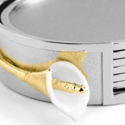 Michael Aram Calla Lily Coaster Set Of 6 -Grayson-Living michael aram calla lily coaster set 333398