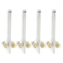 Michael Aram Cherry Blossom Chopsticks & Stands - Set Of 4 -Grayson-Living michael aram cherry blossom chopsticks stands set 397348
