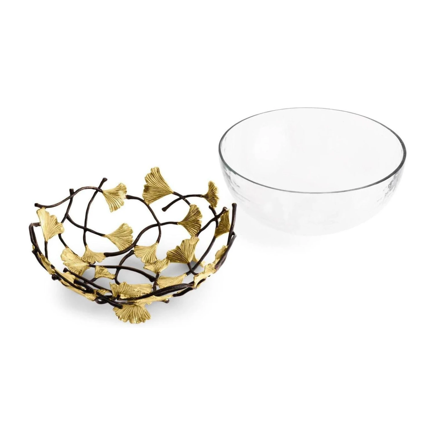 Michael Aram Golden Ginkgo Medium Glass Bwl 6 Michael Aram Golden Ginkgo Medium Glass Bwl - Image 6
